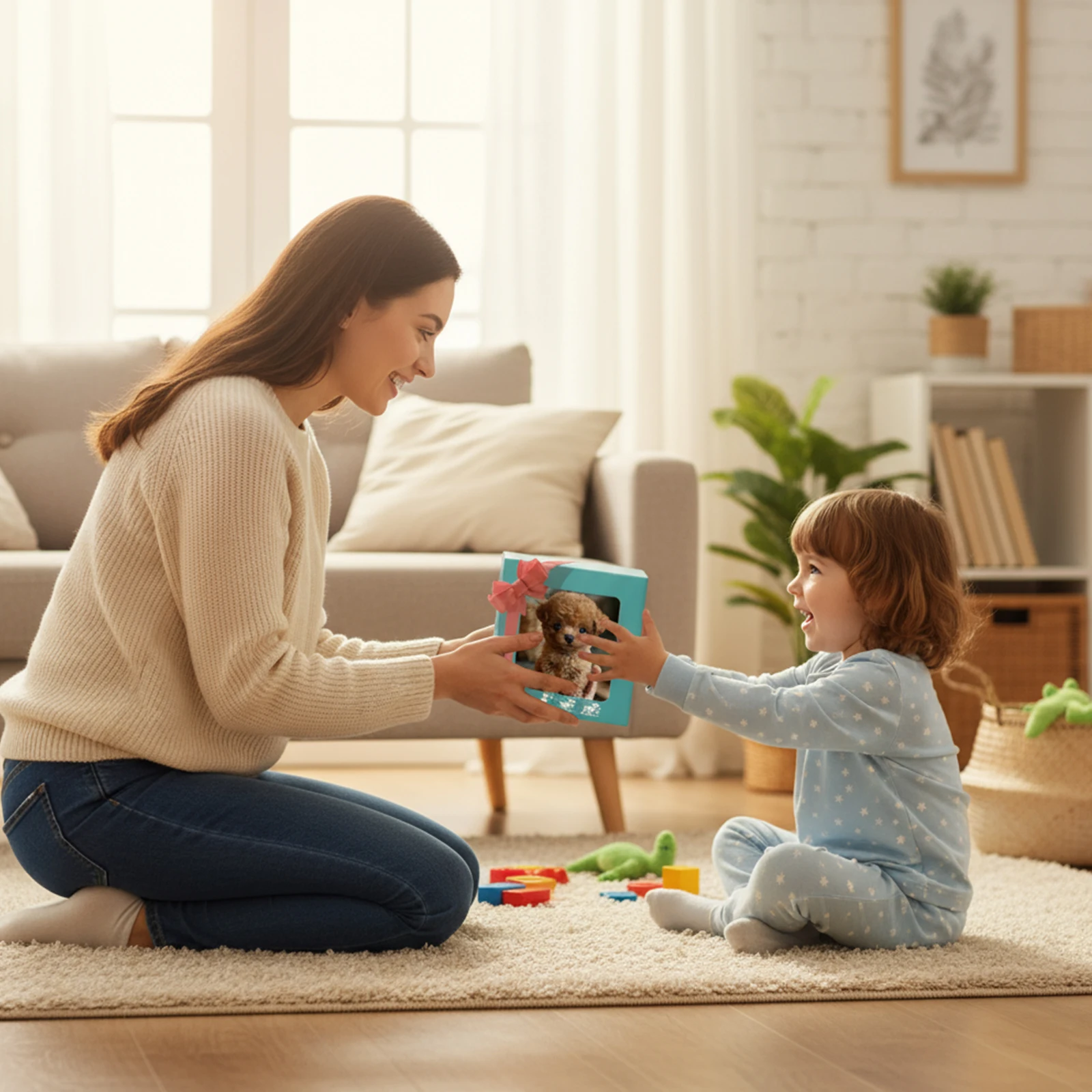 ของเล่นตุ๊กตาสุนัขหุ่นยนต์ขนนุ่ม เสียงเห่าเหมือนจริง ของเล่นสัตว์ยัดไส้ หางกระดิกได้ เดินได้แบบอิเล็กทรอนิกส์  จำลองลูกสุนัข