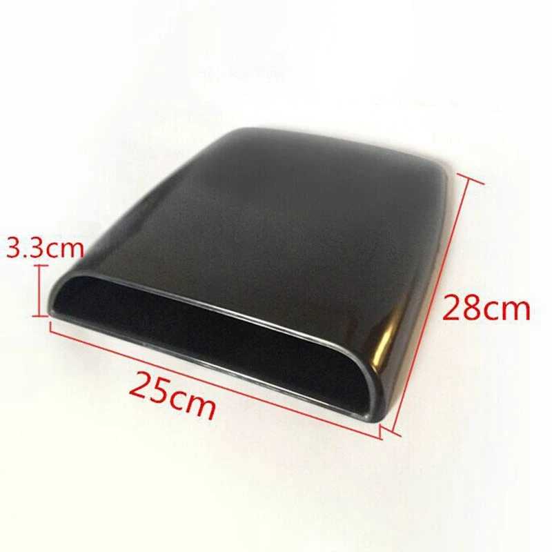 

RA-Car Decorative Air Simulation Air Flow Decorative Intake Hood Scoop Bonnet Vent Cover Intake Hood Scoop Vent Bonnet Cover