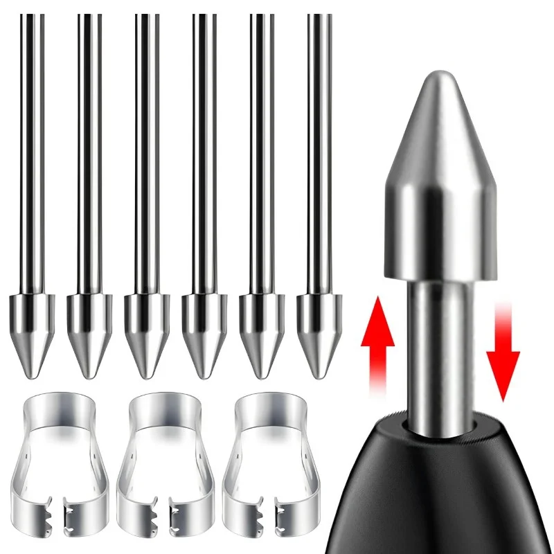 

Tablet Pencil Nib For Samsung Tablet Titanium Alloy Replacement Nib Durable Support Pressure Sensitivity Nib Stylus Accessories