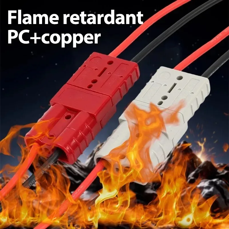 50A for  Plug Battery Quick Connect Disconnect Connector Towing Winch Quick Connect Wire Harness Plug Storage Forklifts