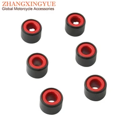 6PC Dylan125 Dylan150 Variator Roller 18g Weights 20x15mm For Honda Lead 125 SH125 PCX125 Dylan Pantheon NES 125cc 150cc 4T