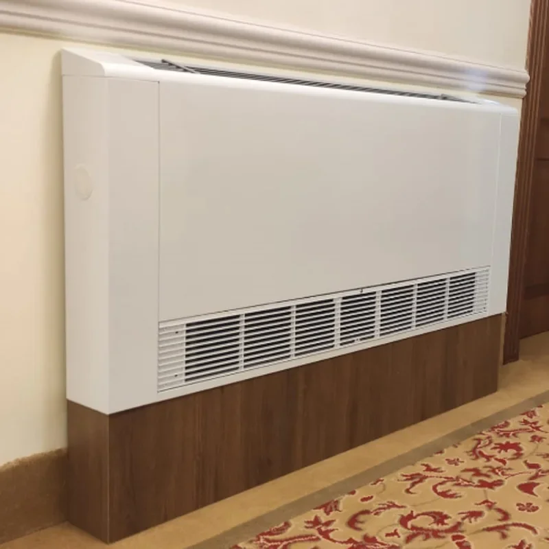 High Quality Ultra Thin Slim Fancoils air conditioning Water Wall Mounted Floor Standing Fan Coil Unit