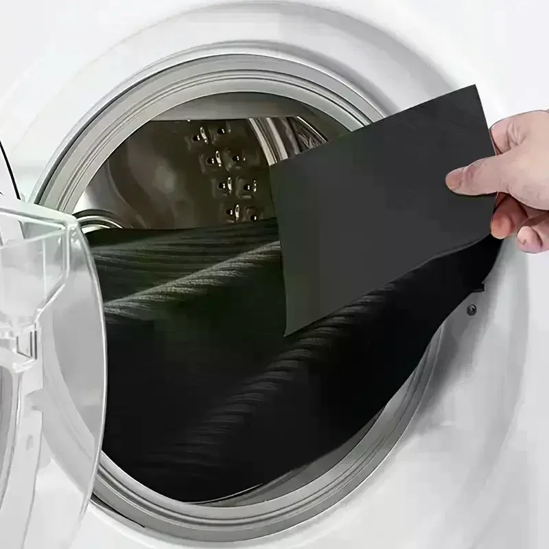 5-30pcs Clothing Brightening Sheets Laundry Black Color Enhancer Sheets For Dark & Black Fabrics Laundry Paper Prevents Fading