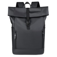Foldable Roll-Top Backpack Spacious Waterproof Commuter Pack, Lightweight Men's Travel DaypackBackpack