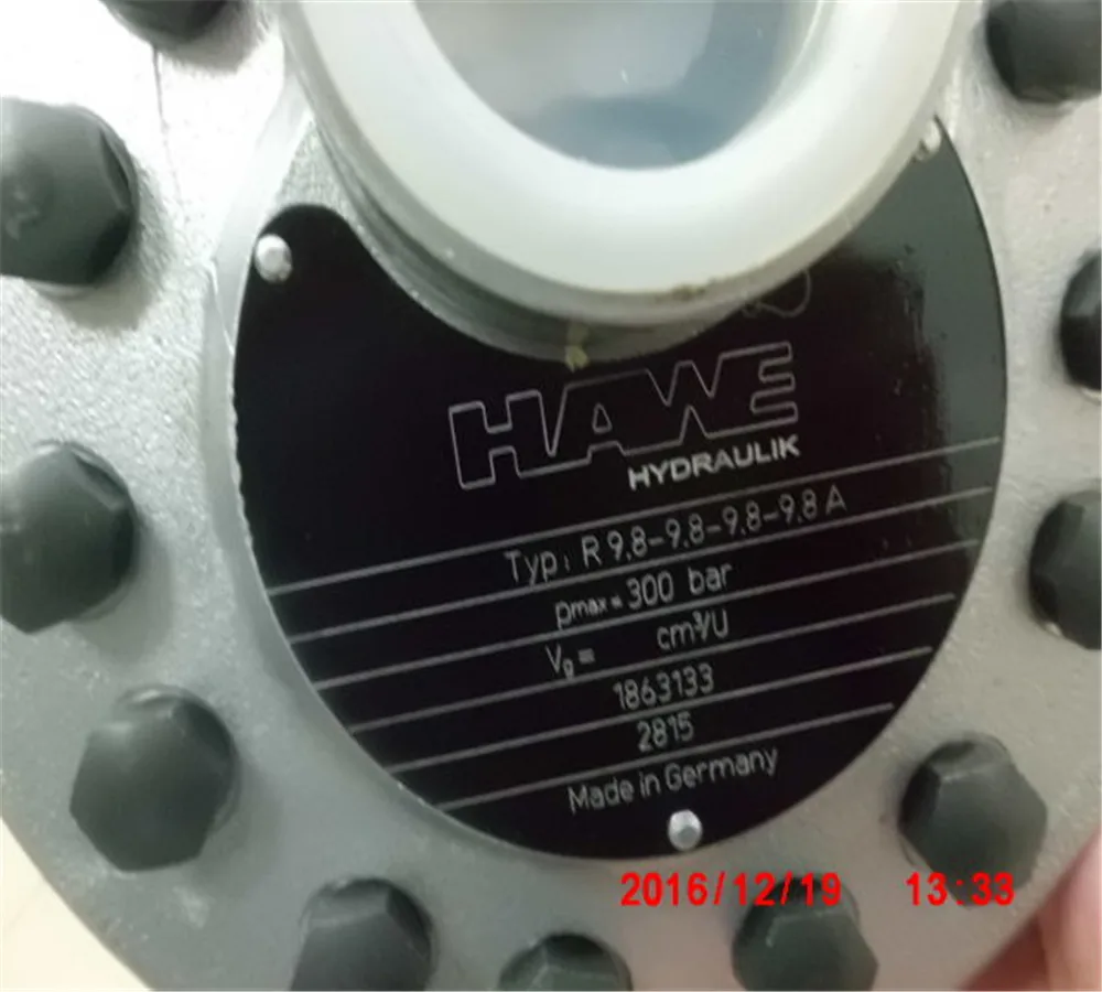 Pompa HAWE pompa piston radial hidrolik R9.8-9.8-9.8-9.8A