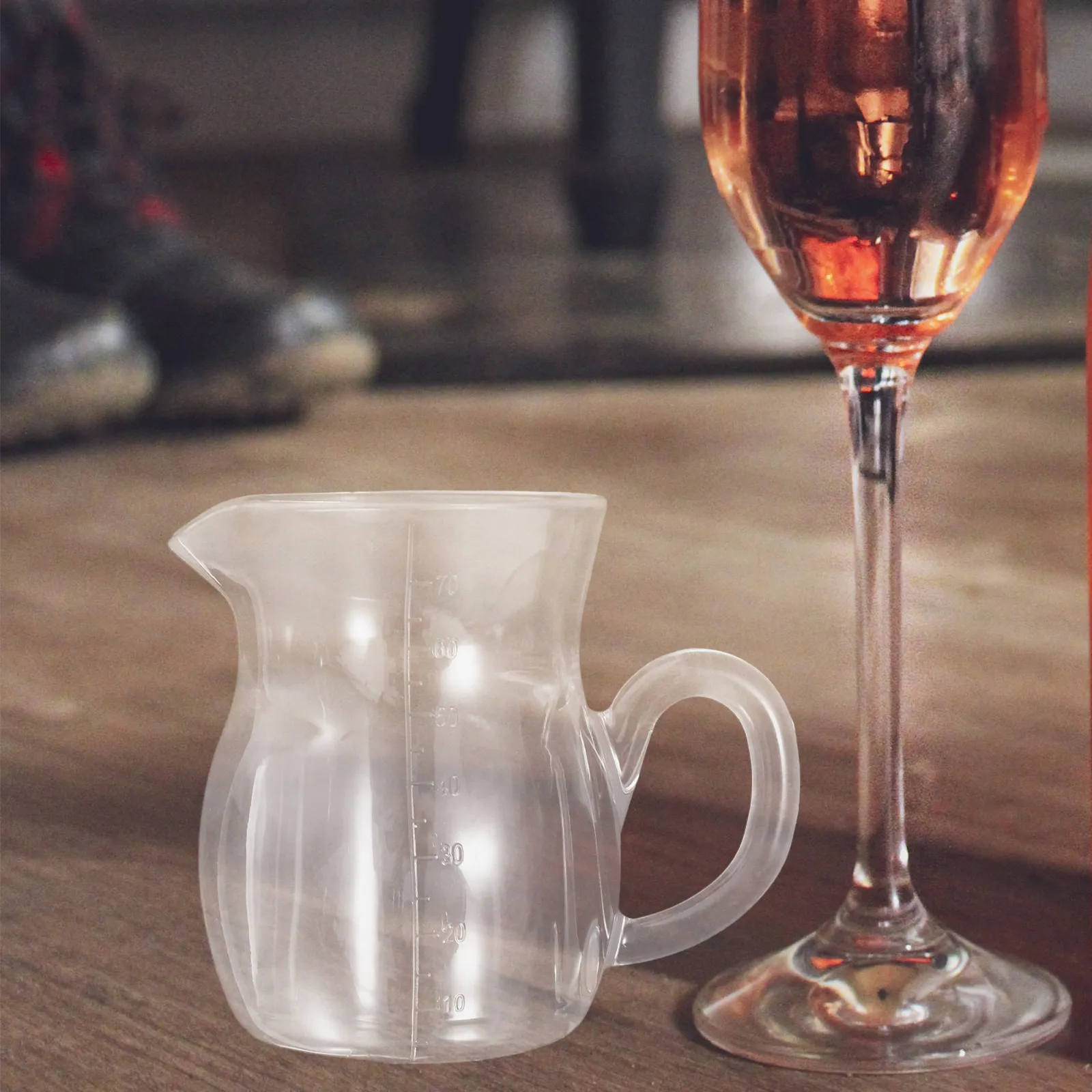 Glass Decanter Whiskey - 70ml Handlicher Klarer Dekanter Weinkaraffe für