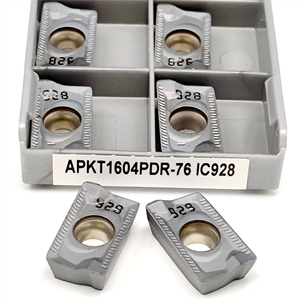 Inserção do Carboneto para a Trituração do Torno Ferramenta de Giro Qualidade Agradável Apmt1604 Hm90 Apkt1003 Ic908 Apmt1135 Ic928 Cnc Apkt 1003 Cara