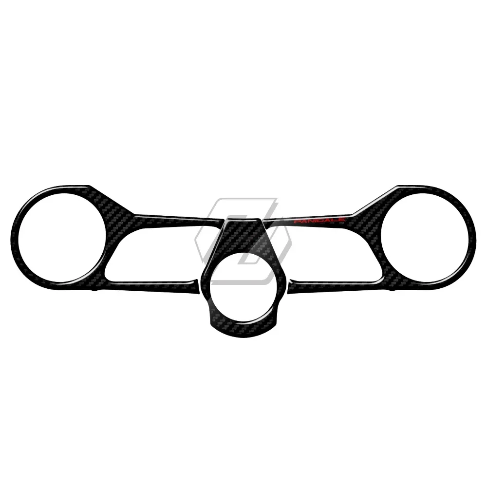 

For 1199 Panigale S 2012-2014 1299 2015-2018 3D Carbon Fiber Triple Tree Yoke Cover Protector Tank Pad
