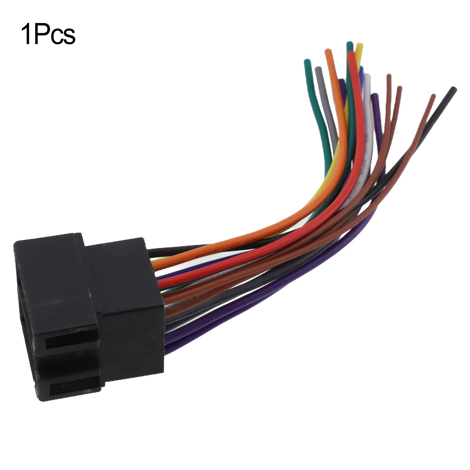 For ISO Male Power Adapter For Radio Cable Harness Replacement Direct Fit Car -Stereo Power Connection Solution