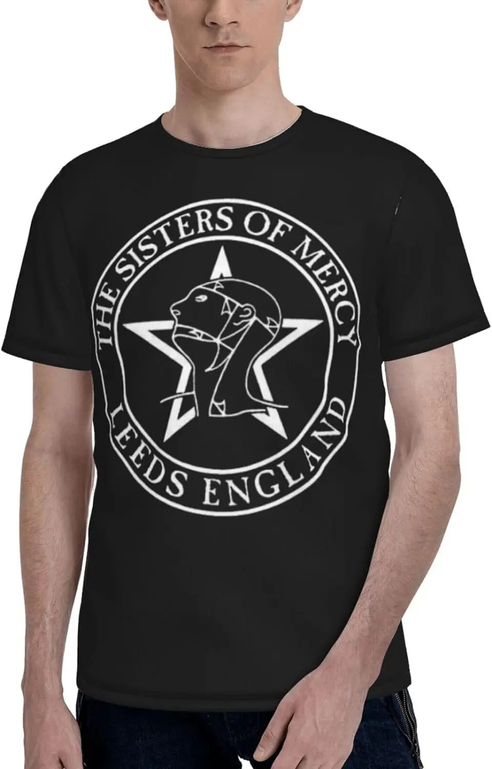 The Sisters of Mercy T Shirt Men's Fashion Tee Summer O-Neck Short Sleeves Shirts