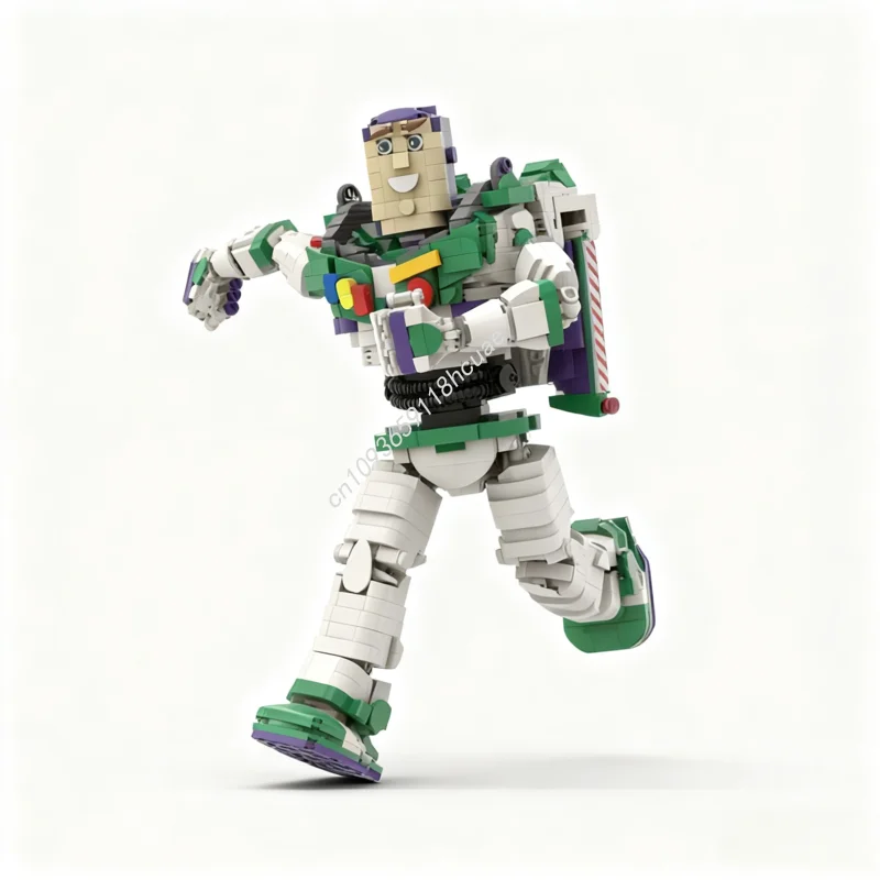 2189 elementów MOC SPACE RANGER Model Bohatera z Klocków Konstrukcyjnych Urodzinowe Zabawki Kreatywne Edukacyjne Pomysły na Prezenty dla Dzieci na Boże Narodzenie