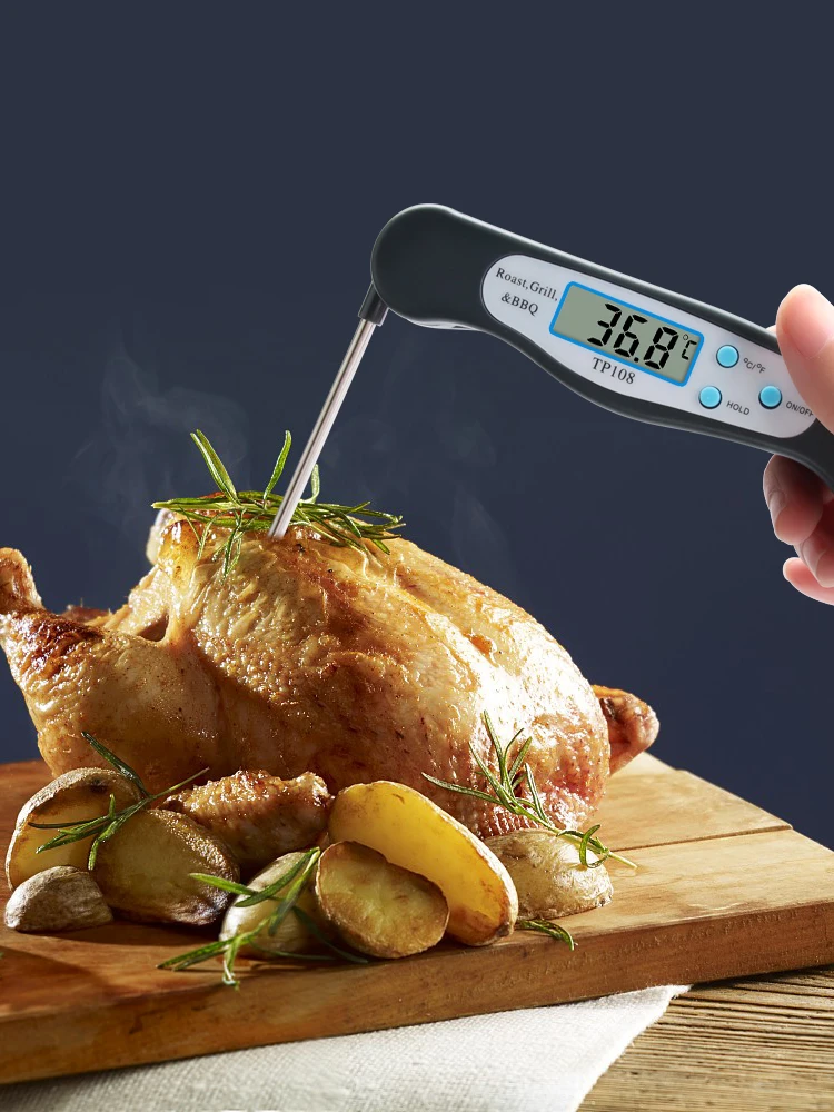 Digital Cooking Food Probe Meat BBQ Thermometer -50C~ + 300C