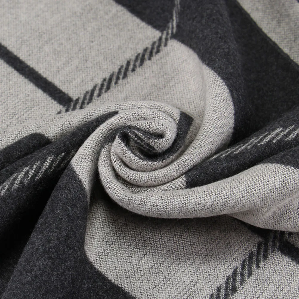 

Luxury Warm Men Women Fashion Scarf For Men Plaid Neckerchief Soft Cashmere Material Durable Stylish Perfect Gift Christmas