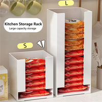 Instant Noodle & Ramen Storage Organizer Box - Stackable Household Kitchen Cabinet Countertop Container for Bowls & Pantry