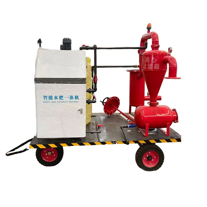 Mobile water and fertilizer integrated machine equipment automatic fertilization truck