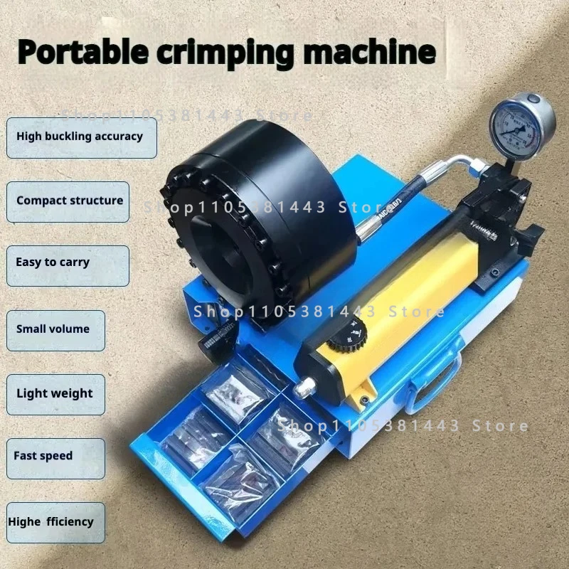 Pipe Pressing Tool Rubber Machine with CE Manufactures Prensa Mangueras Hydraulic Hose Crimper Crimping Hose Machine