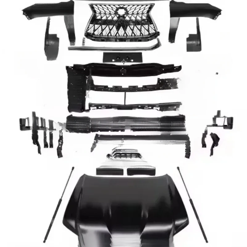 

2012 Body Kit Upgrade To 2018 Model Includes Front And Rear Bumpers Lamp