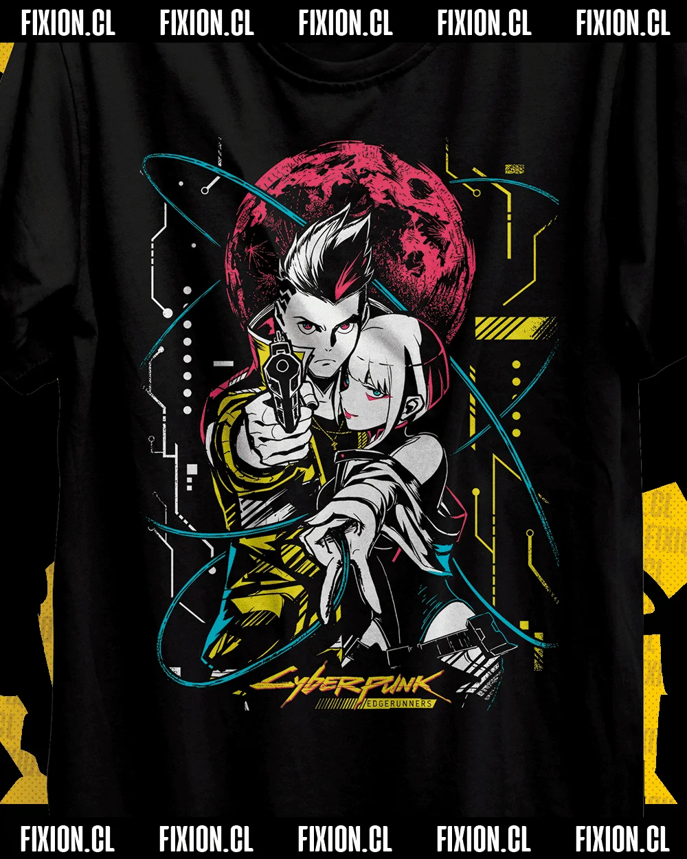 T-shirt For Anime David X Lucy CBPK  #1 Mange Tee