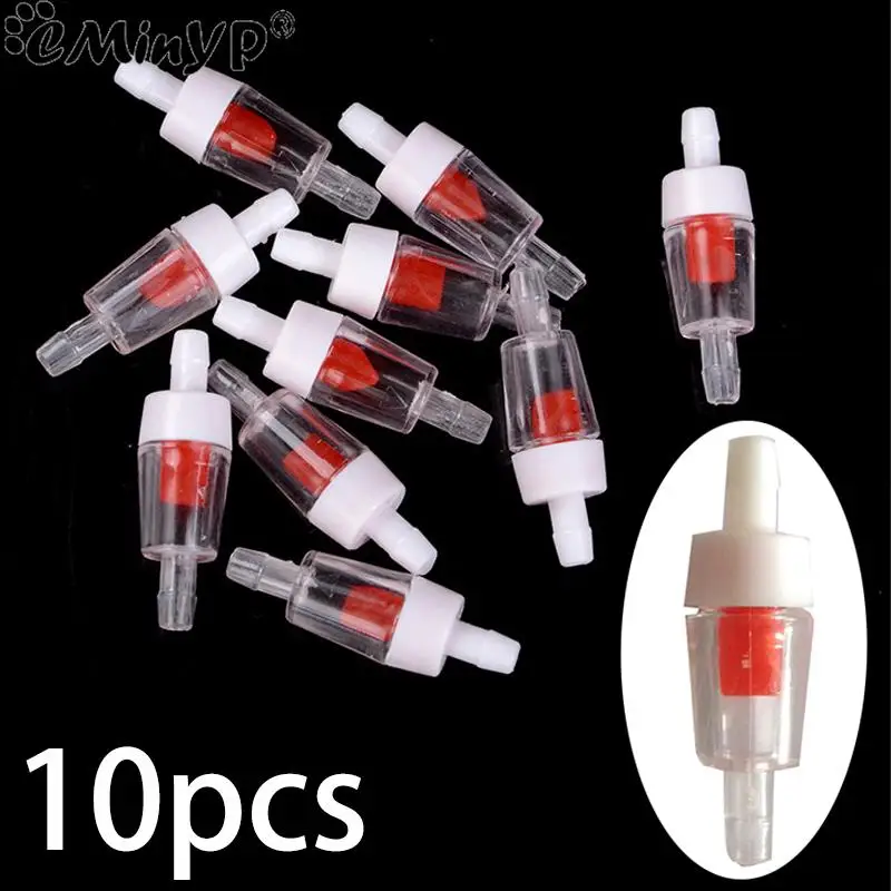 10PCS Plastic One Way Check Valve For Aquarium Air Pump for 4mm Inner Standard Aquarium Air Pipe