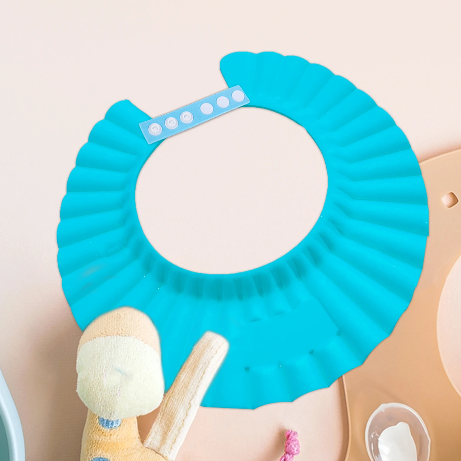 

10 Pcs Children's Shampoo Cap Bathing Adjustment Strap Extension for Hat Thicken Straps Replacement Sky-