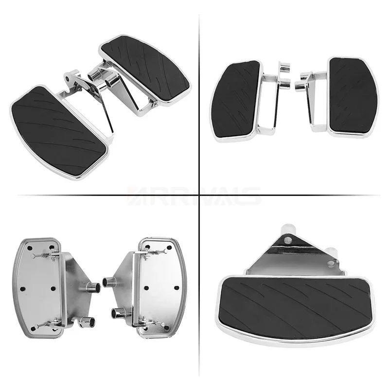 Motorcycle Front Rider Driver Foot Pegs Footrest Wide Floorboard Footboards For Honda Shadow ACE VT400 VT750 1997-2003