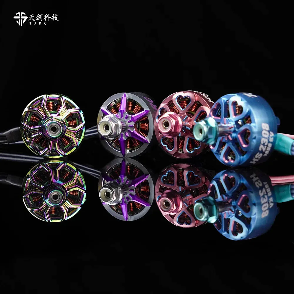 محرك TJRC HS 2308 1888KV 6S بدون فرش - عزم دوران عالي/أداء لسباق FPV/طائرة بدون طيار حرة ومتعدد الدوار