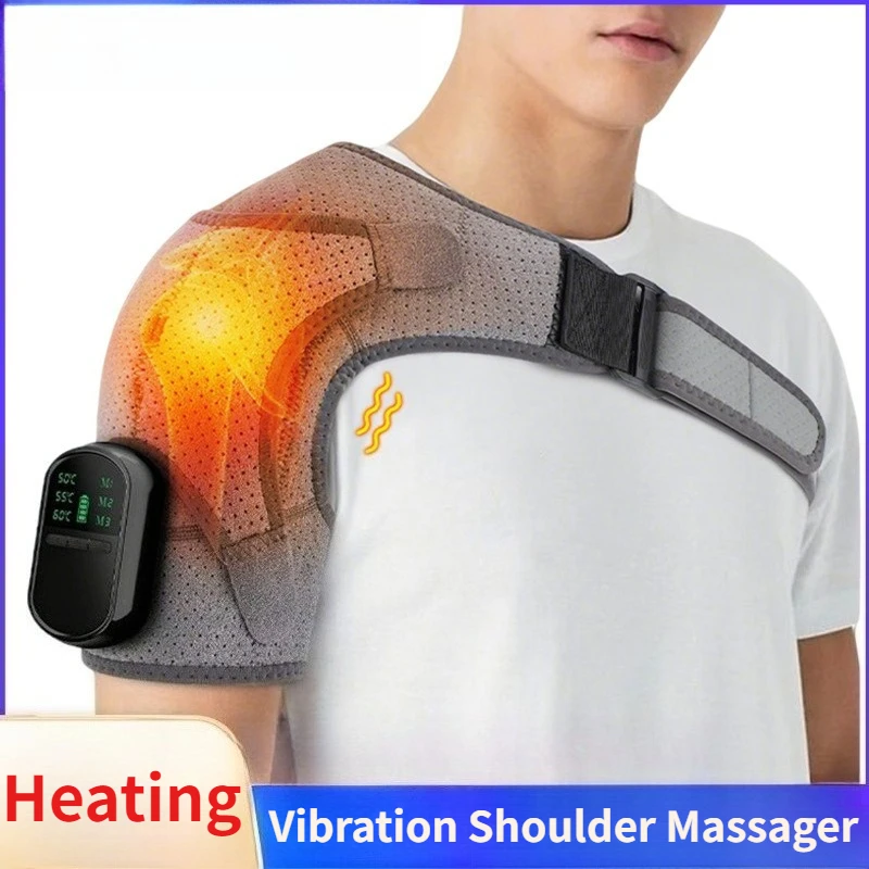 

Heating Vibration Shoulder Massager Portable Comfortable Relieve Knee Pain Electric Knee Massage Professional Massag Device