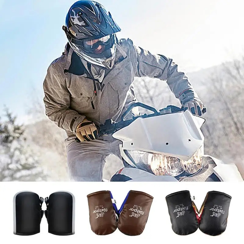 

Winter Handlebars Mitts Winter Hand Warmer Muffs Three Layer Fabric Hand Warmer For Snowmobiles Motorcycles And Scooters