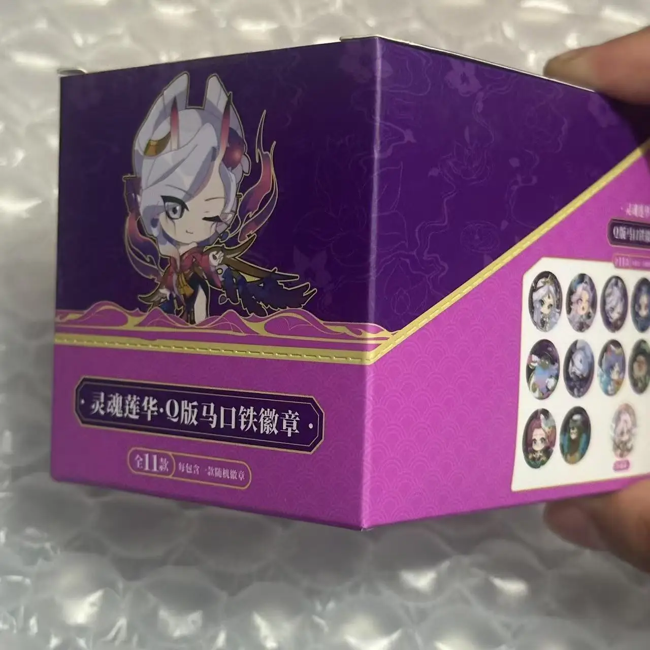 Spirit Blossom Tin Badge set Blind box (10 stuks in totaal) Ashe Kayle Morgana Irelia Bard Akali Ahri Teemo Sona Volibear Lux