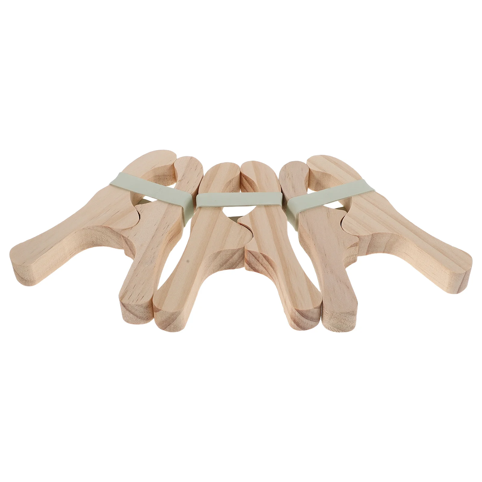 6 stuks houten gebouwspelclips voor kinderen Montessori Fantasiespel Fort Constructie Handgemaakte creatieve speelaccessoires