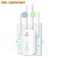 Comfast-extensor WiFi AC1200, repetidor WiFi de doble banda de 2,4G y 5GHz, enrutador doméstico, amplificador de rango de señal inalámbrico, 4 antenas AP de 3dBi