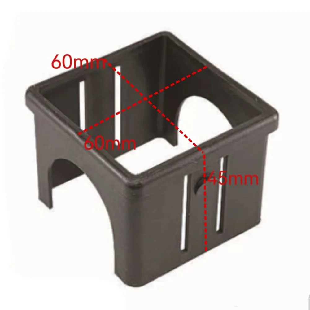 Easy To Use Plastic Square Tube Sleeve Fitness Equipment Accessories Good Toughness Various Specifications Black