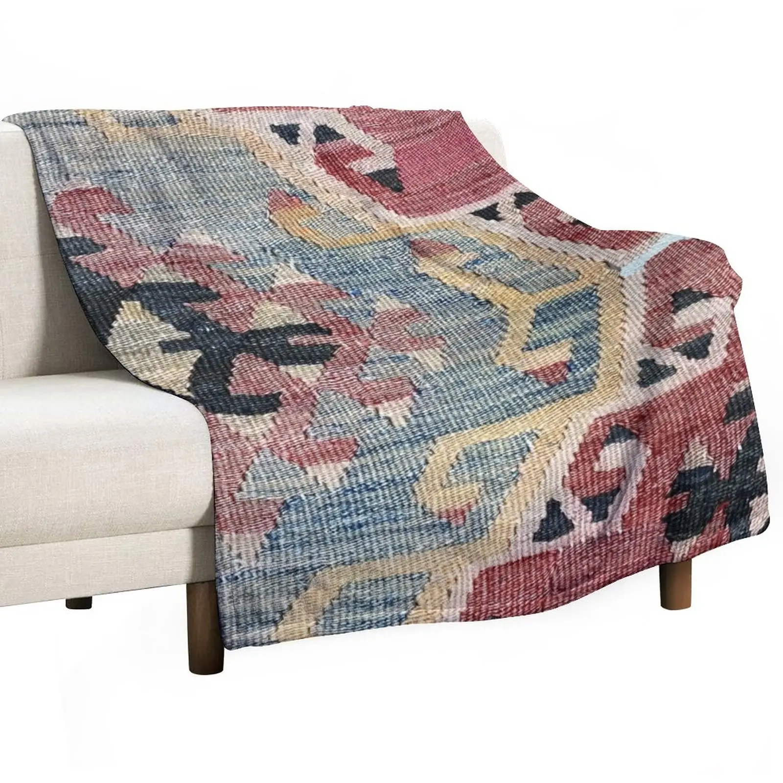 

Bohemian Kilim, Navaho Weave, Woven Textile, Persian Carpet Throw Blanket Sofa Throw Blanket Custom Blanket Plaid on the sofa