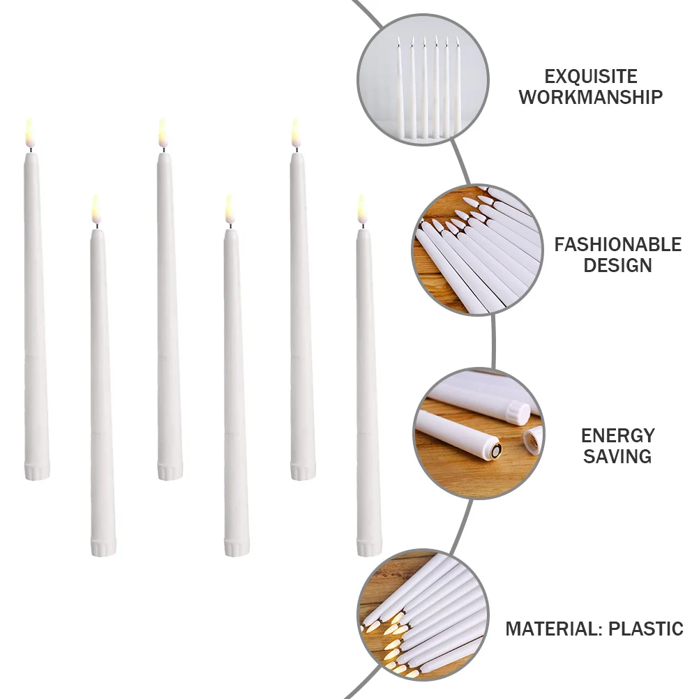 12pçs luzes led lâmpadas decorativas de poste longo para festa de halloween, festival de casamento, decoração de jardim doméstico