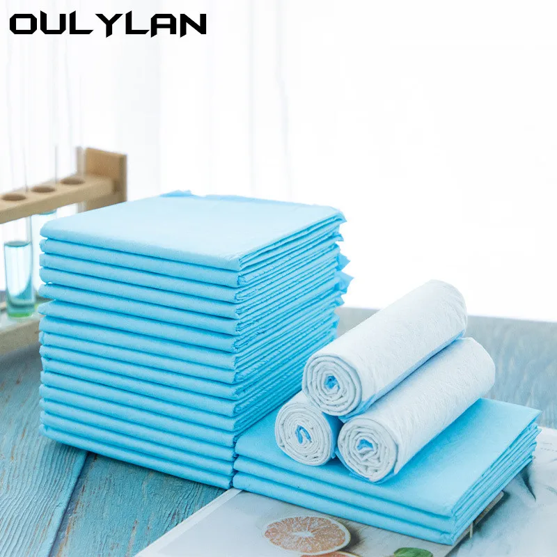 Oulylan Super Absorbent Pet Diaper Dog Training Pee Pads Disposable Healthy Nappy Mat For Dog Cat Pets Cleaning Deodorant Diaper