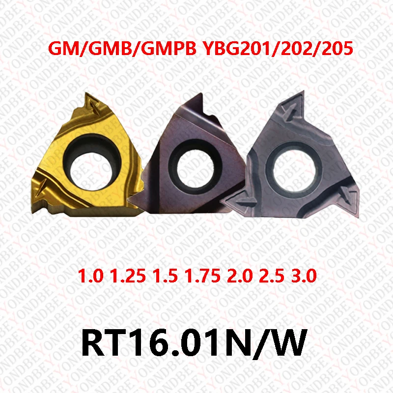 

Original RT16.01W RT16.01N 1.00 1.25 1.5 1.75 2 2.5 3 GM YBG201 GMB GMPB YBG202 YBG205 Threading Carbide Inserts 16ER 16IR ISO