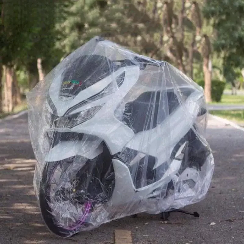 1pc Universal Motorcycle Covers Transparent Waterproof Motor Cover Bike Dust Cover