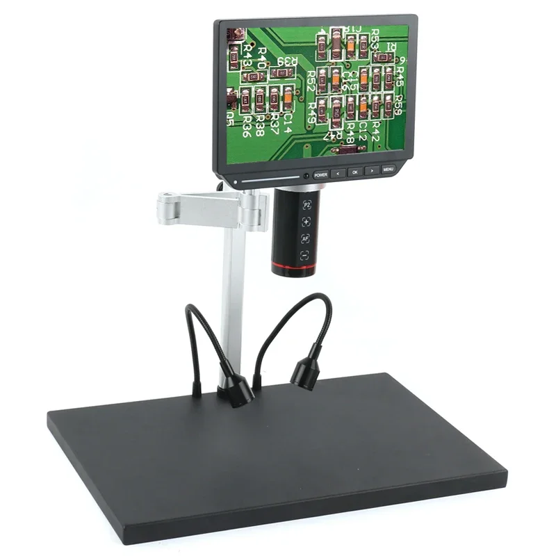 8inch 10.1 inch IPS 2000X 33MP 4K HDMI USB Autofocus LCD Display Integration System Monitor Video Microscop Camera Built-in Lens