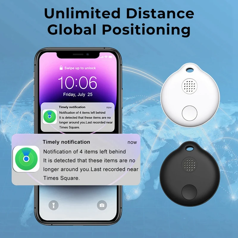 Смарт-трекер с защитой от потери для Ios, смарт-трекер с сигнализацией, мини-тег, поиск детей, домашних животных, трекер с Bluetooth-трекером