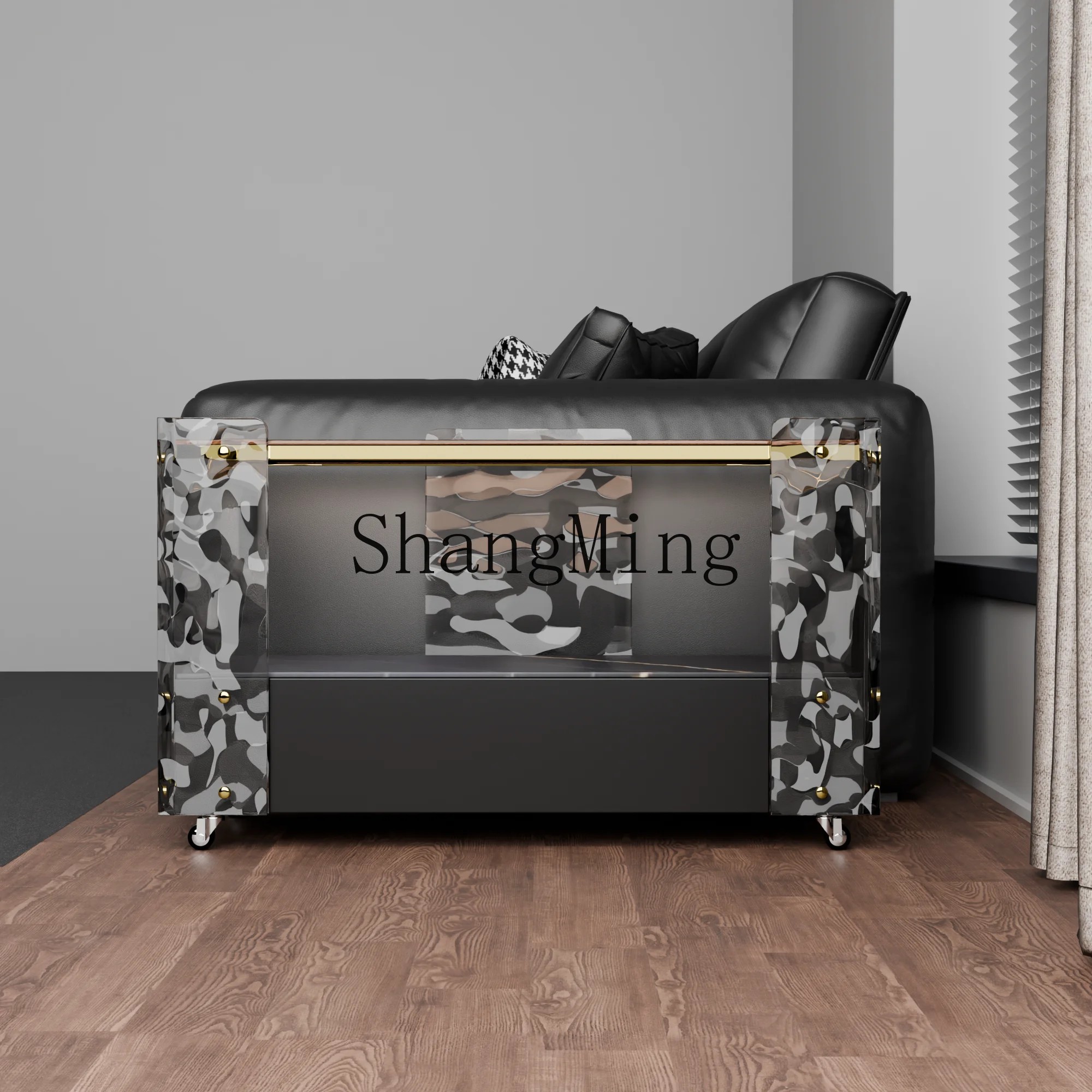 

CLmobile side cabinet art coffee table creative side few light luxury villa side few living room bedroom advanced