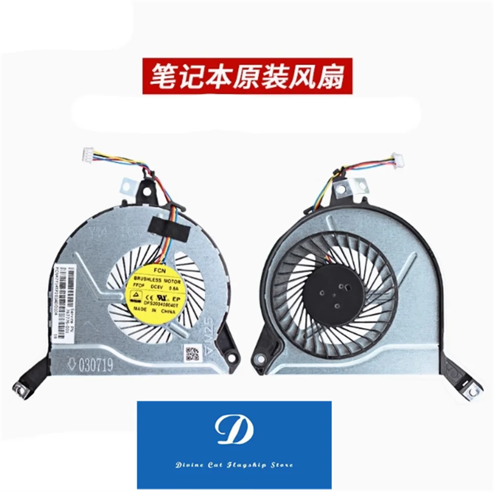 

FOR HP TPN-Q140 Q139 14-V 15-V 15-P 15-K Series Notebook Fan