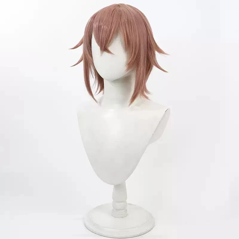 트위스트 원더랜드 릴리아 Vanrouge 코스프레 가발, 여성 다크 브라운 짧은 내열성 합성 머리, 할로윈 파티 애니메이션 가발