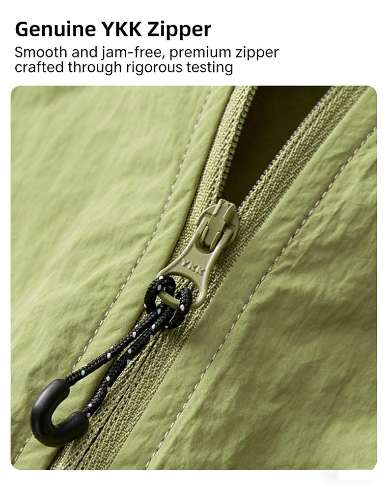 LNGXO Unisex Sun Protection Jackets Summer Waterproof Quick Dry Reflective Coat Camping Hiking Climbing Lightweight Windbreaker
