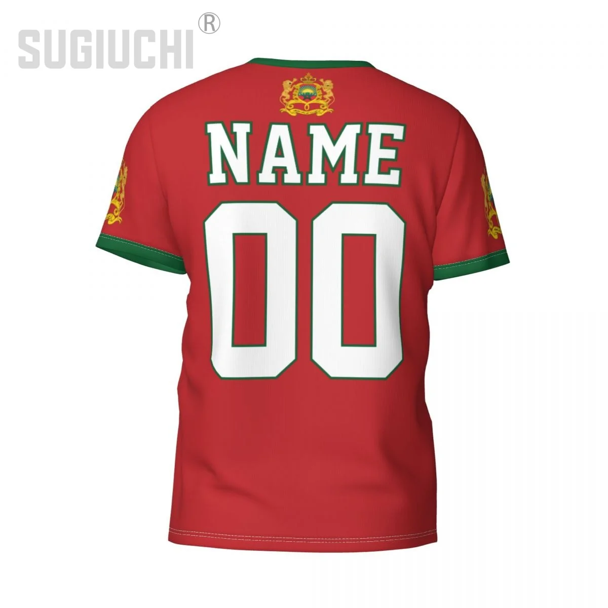 Custom Name Number Morocco Flag Emblem 3D T-shirts Clothes For Men Women Tees Soccer Football Fans Gift T shirt