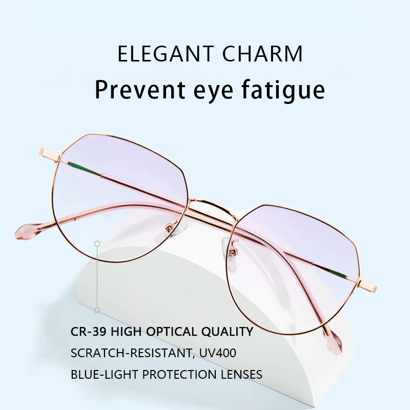 Bifocal Reading Glasses with Blue Light Blocking Lenses, Reader for Women Fashion Clear Ladies Designer Stylish  Eyeglasses