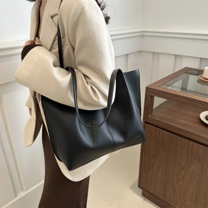 

Популярная классическая элегантная женская сумка-тоут из высококачественной кожи, модный дизайн, винтажный стиль, повседневная женская сумка через плечо.