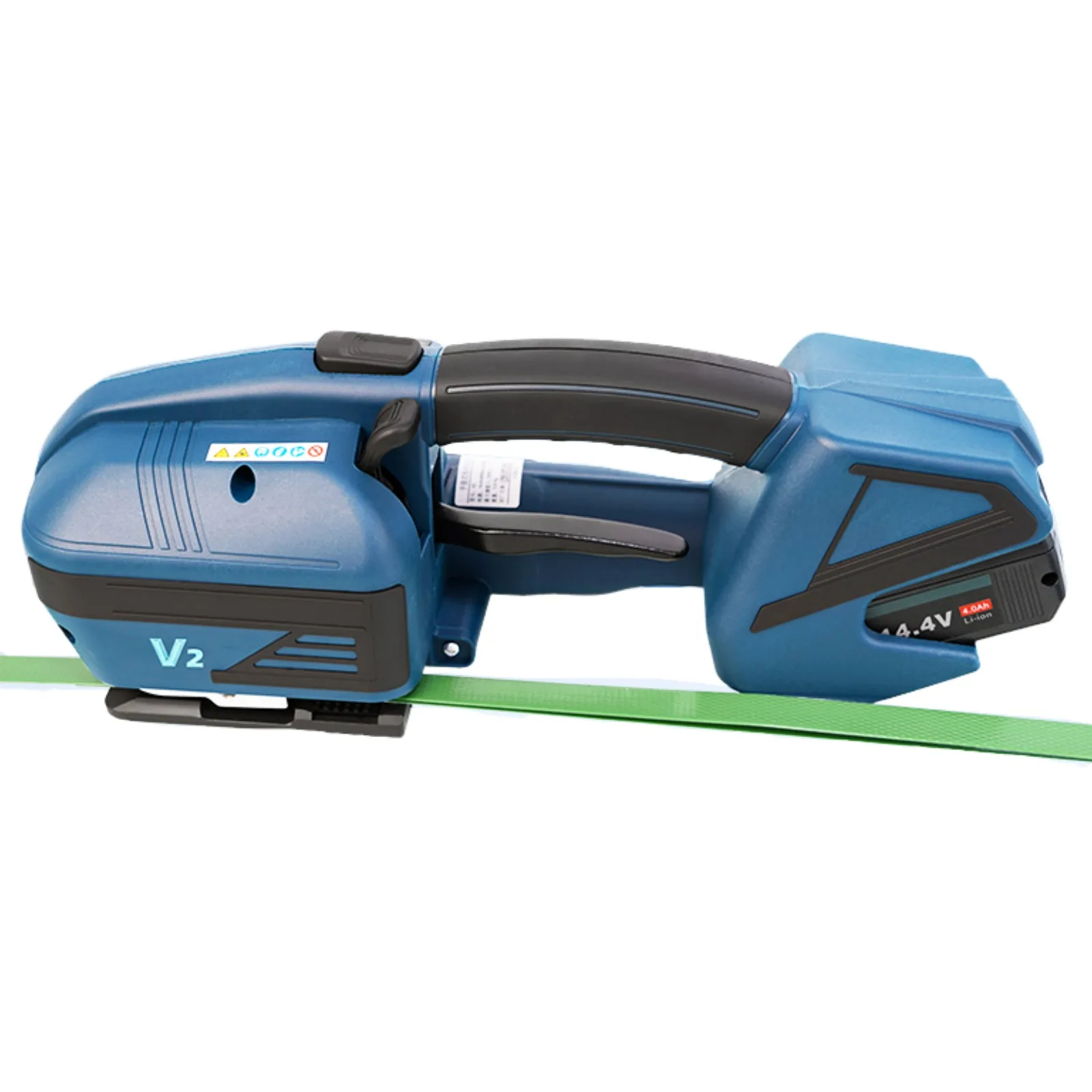 

V2 Electric Strapping Machine for 13-16mm PET/PP Strap Portable Automatic Packaging Tool Hot Melting Baler Digital Display