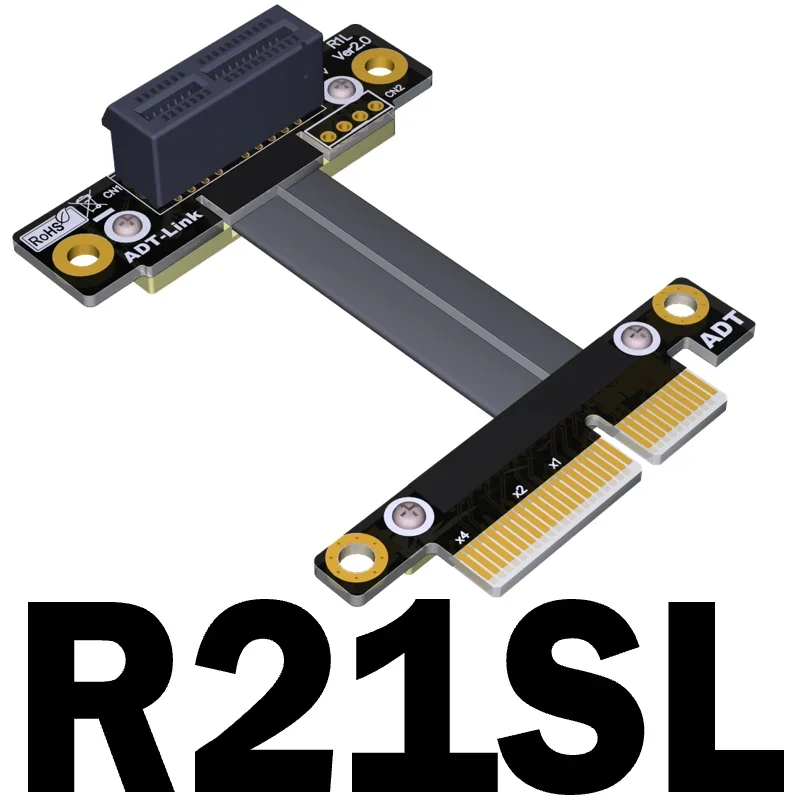 PCI-E X4 auf X1 Signalanschluss-Verlängerungsadapter verlängert 4x PCIe3.0 kundenspezifisch verlängert