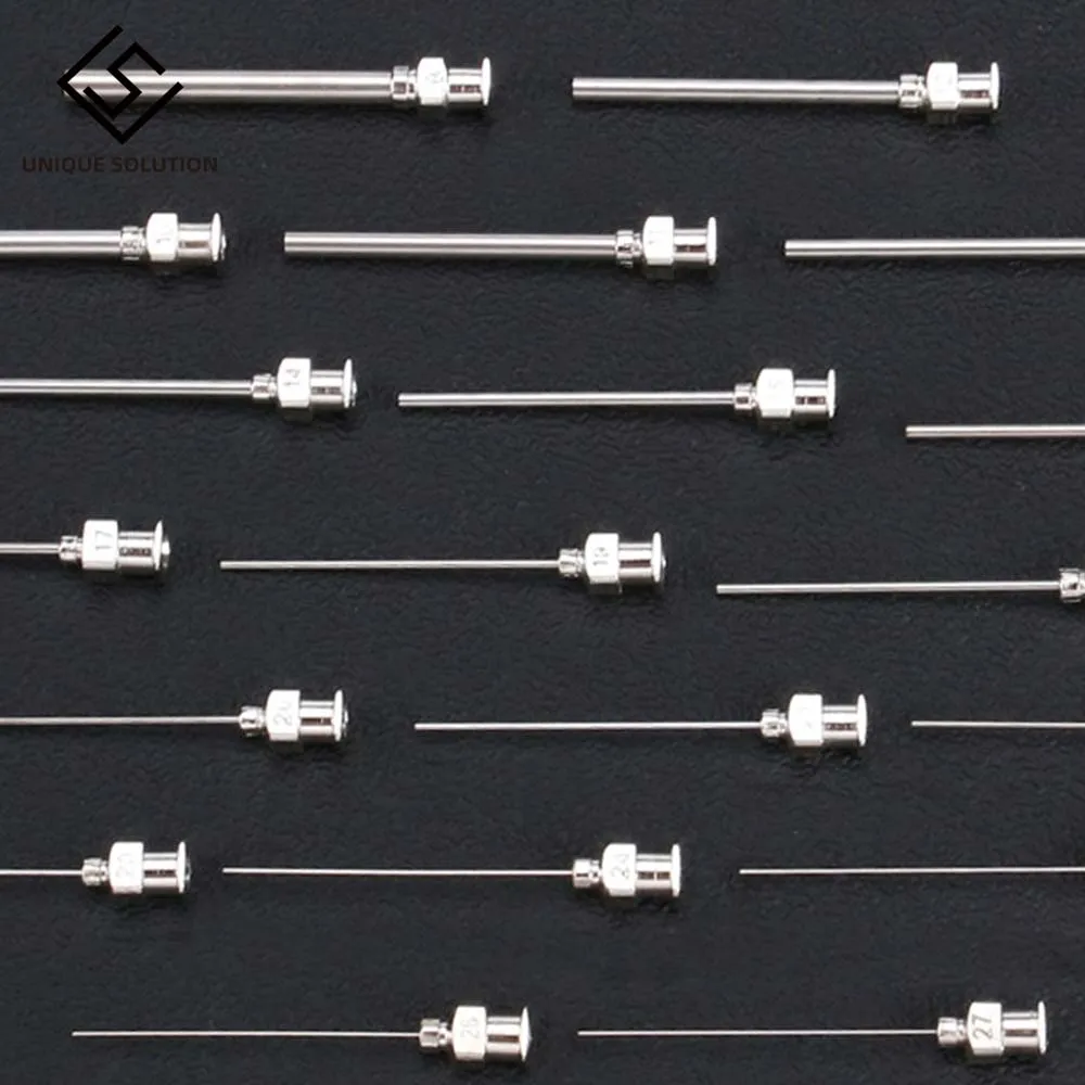 5Pcs Gauge Blunt Stainless Dispensing Syringe Needle Tip 12/16/18/20/25/38G