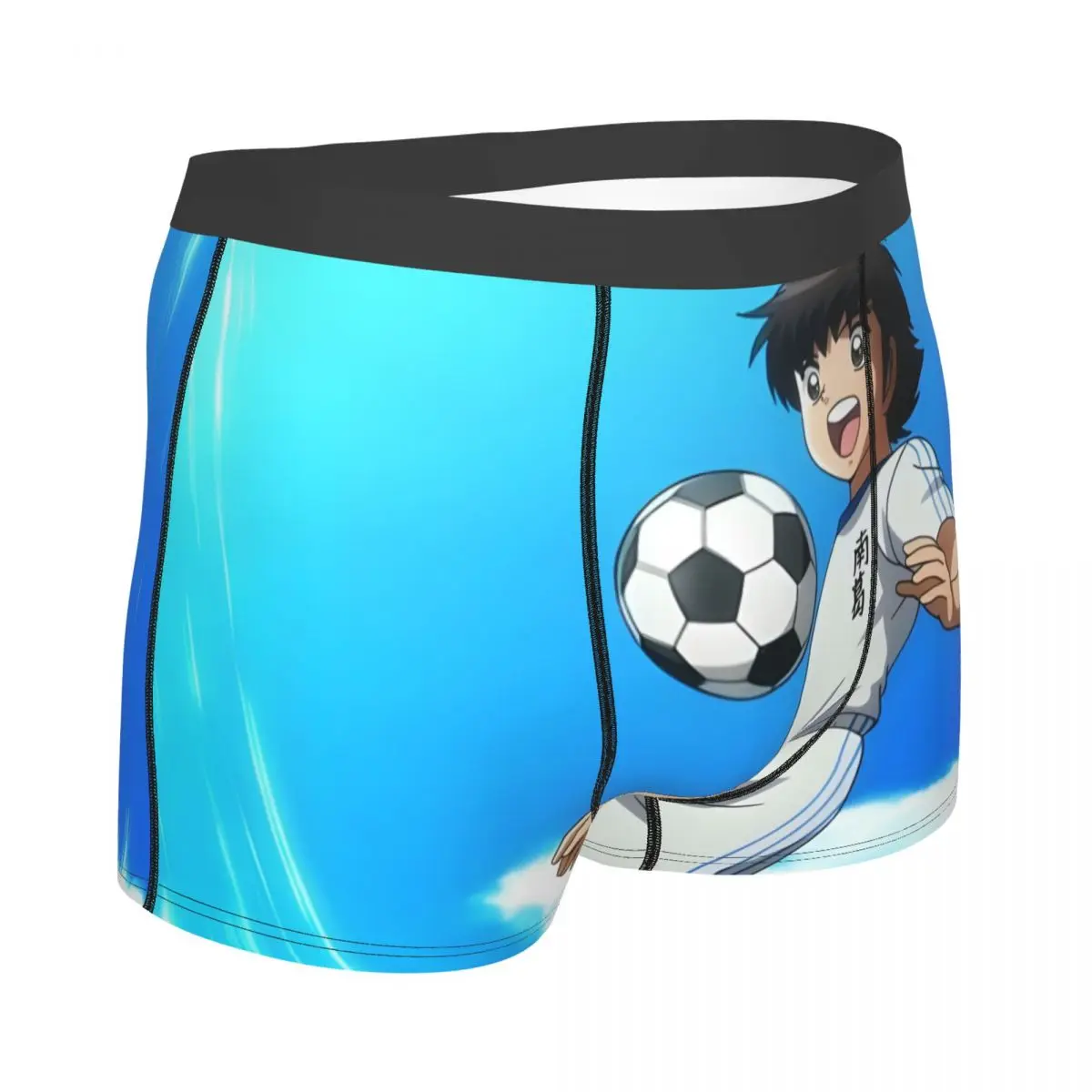 Play Footbool Captain Tsubasa Soccer Anime Underpants Cotton Panties Male Underwear Ventilate Shorts Boxer Briefs